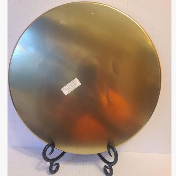 Holiday Turkey Metal‎ Tin Serving Tray Multi Color Gibson Giftco Gallery 1992 - Picture 4 of 5